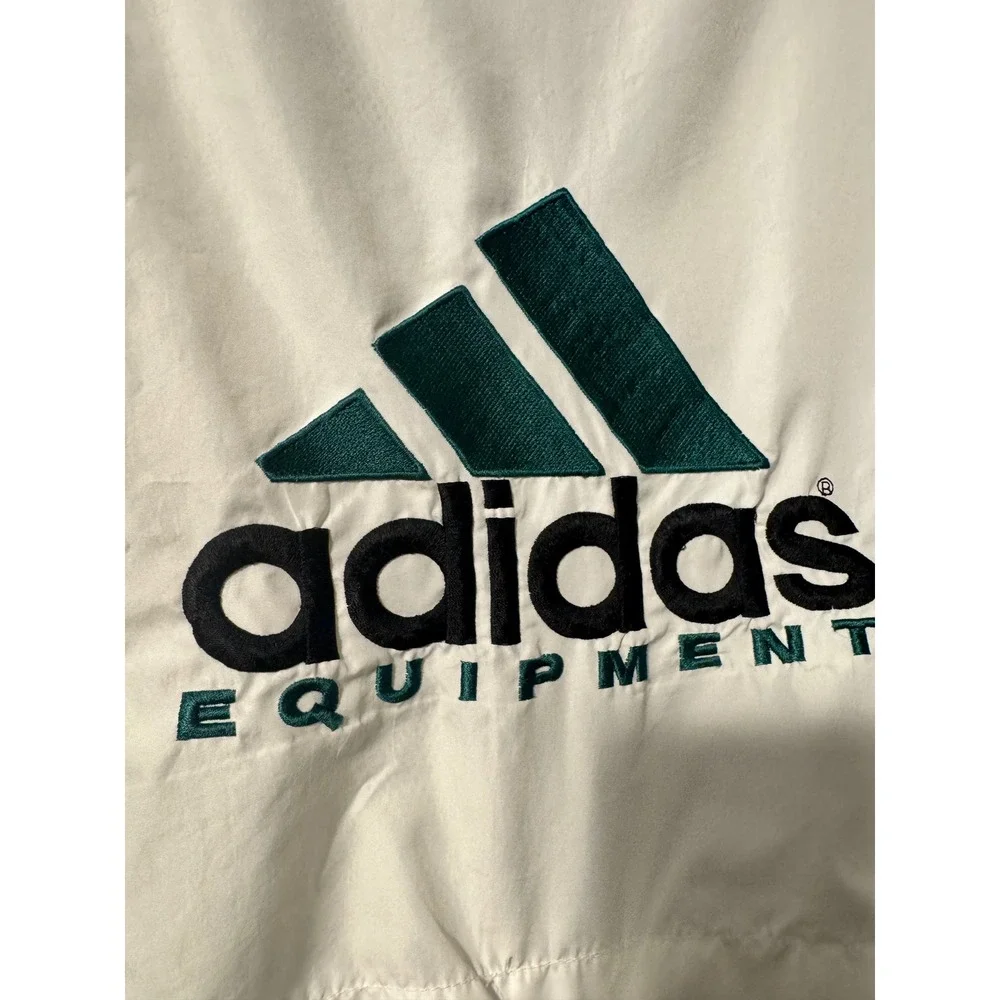Vintage Adidas Equipment EQT Windbreaker Jacket 90s‎ Colorblock Big Logo XL